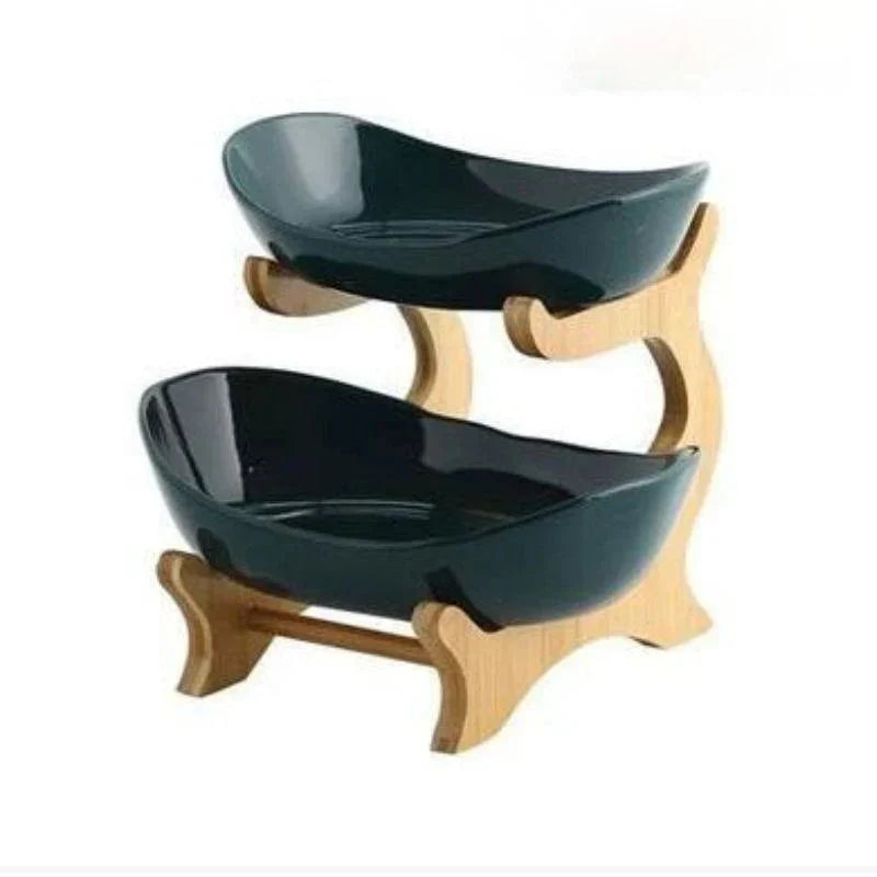 Modern Bamboo Fruit Basket with Removable Trays – 2 or 3 Tier Design for Kitchen Organization 14