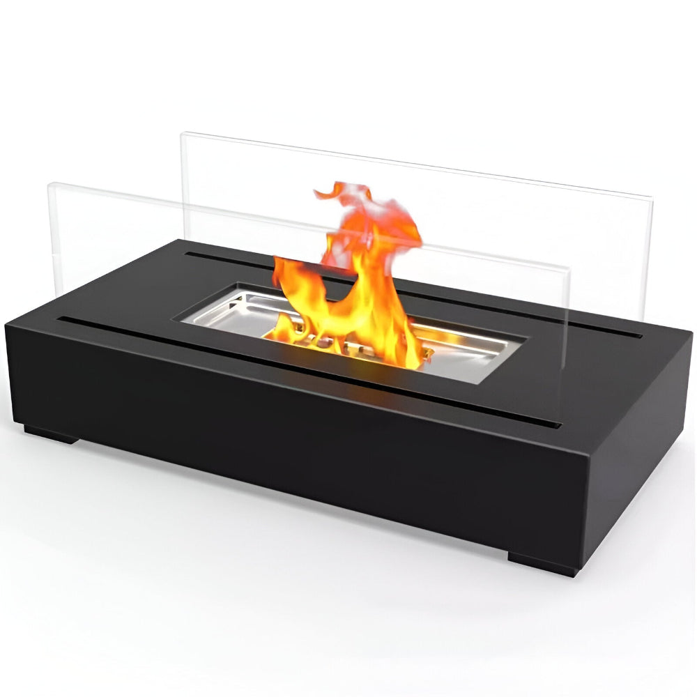 Portable Mini Tabletop Fireplace with Heat-Resistant Glass – Ideal for Indoor and Outdoor Use 11