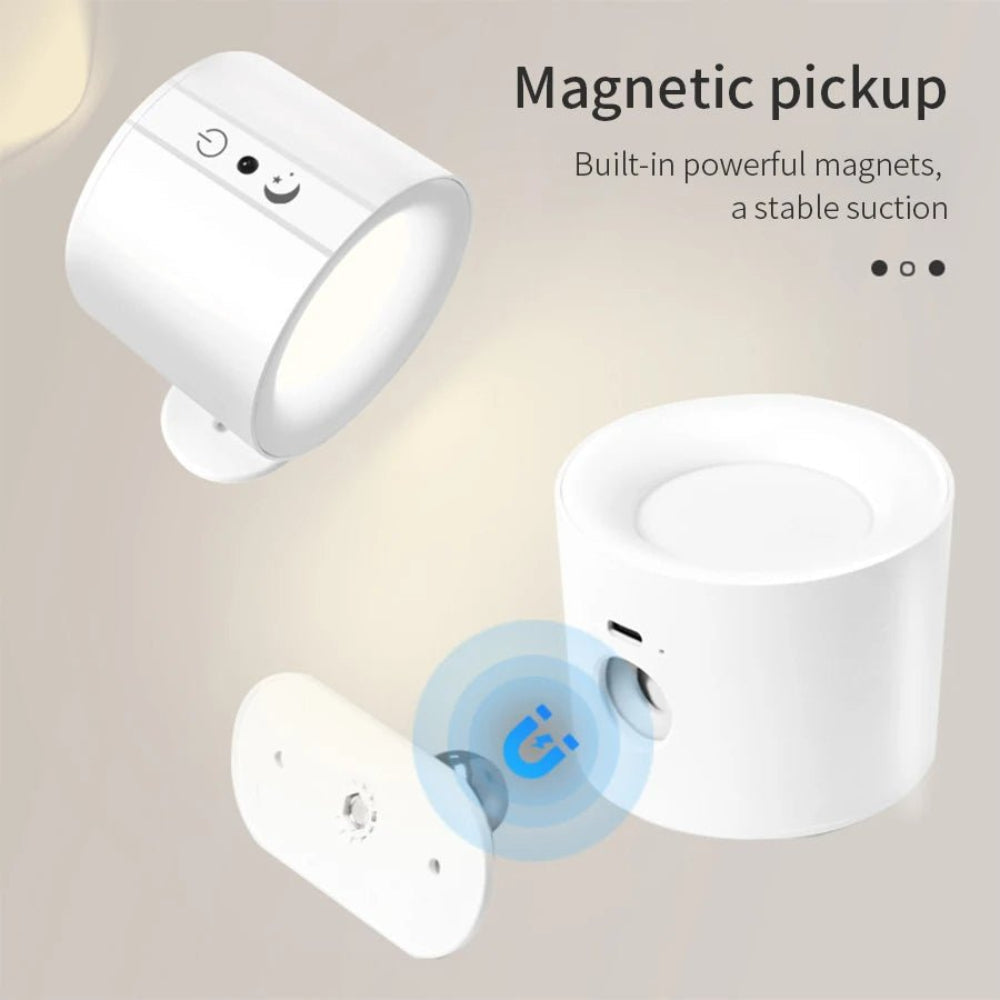360° Rotating Wall Light with Remote Control – Adjustable Color Temperature and Rechargeable Battery 6
