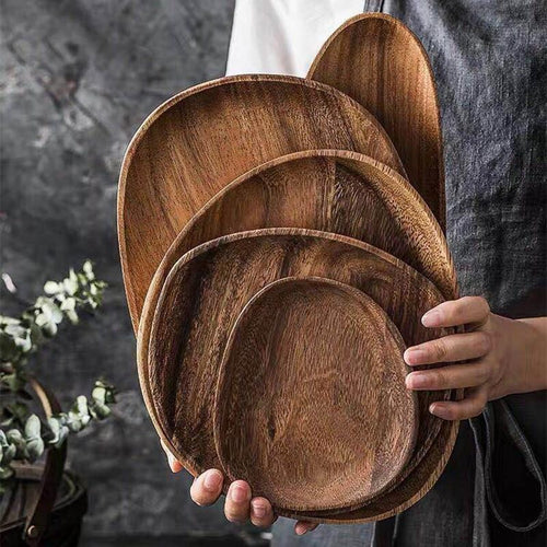 RoyalServe - Serviertablett-Set aus Akazienholz
