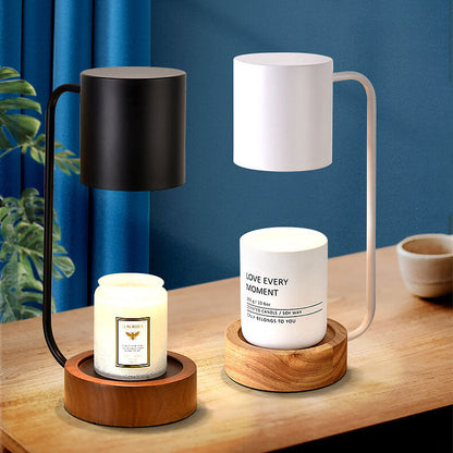 Yunari - Minimalistische Tischlampe aus schmelzendem Wachs