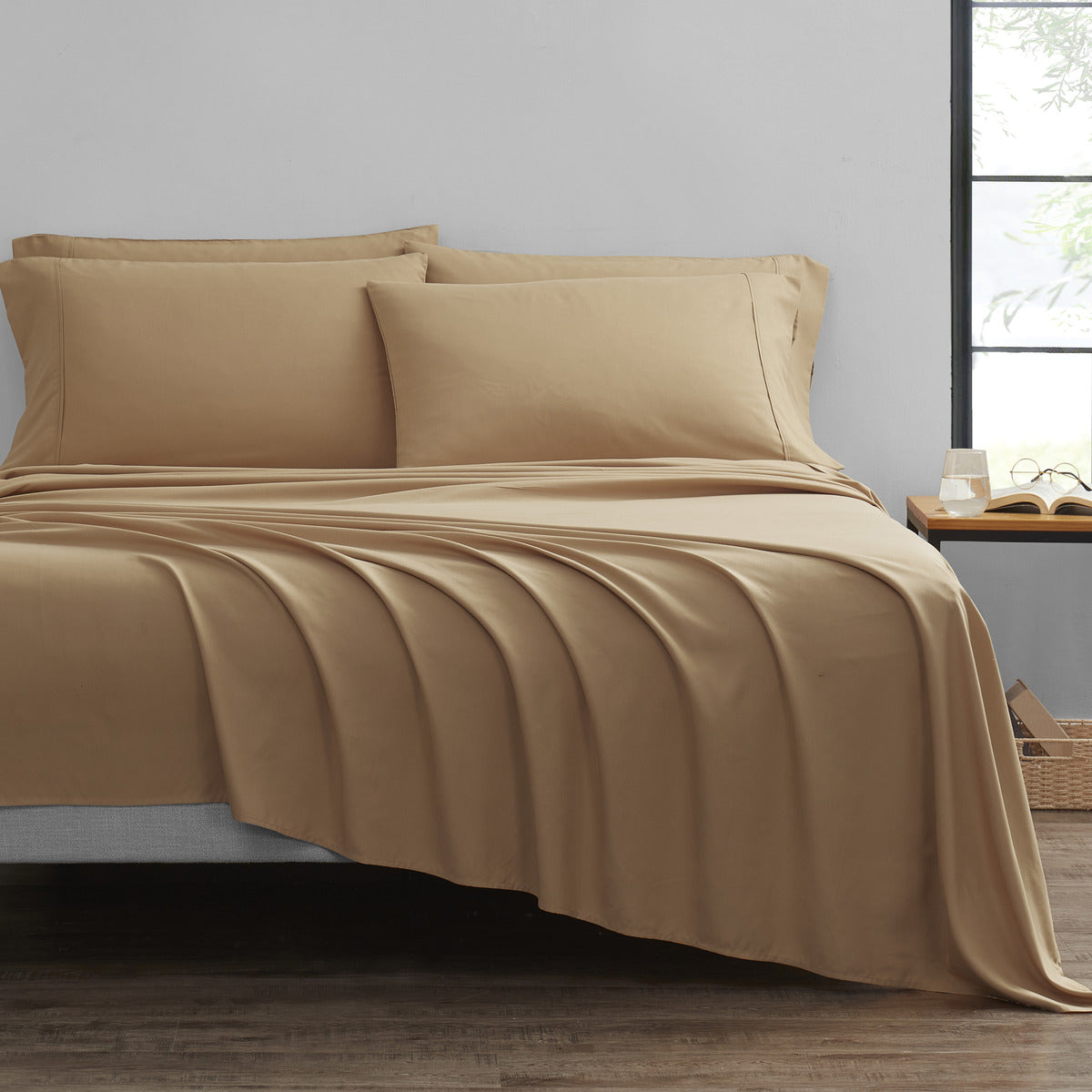 Luxurious Cooling Bamboo Viscose Sheet Set – Breathable, Hypoallergenic, and Moisture-Wicking 8