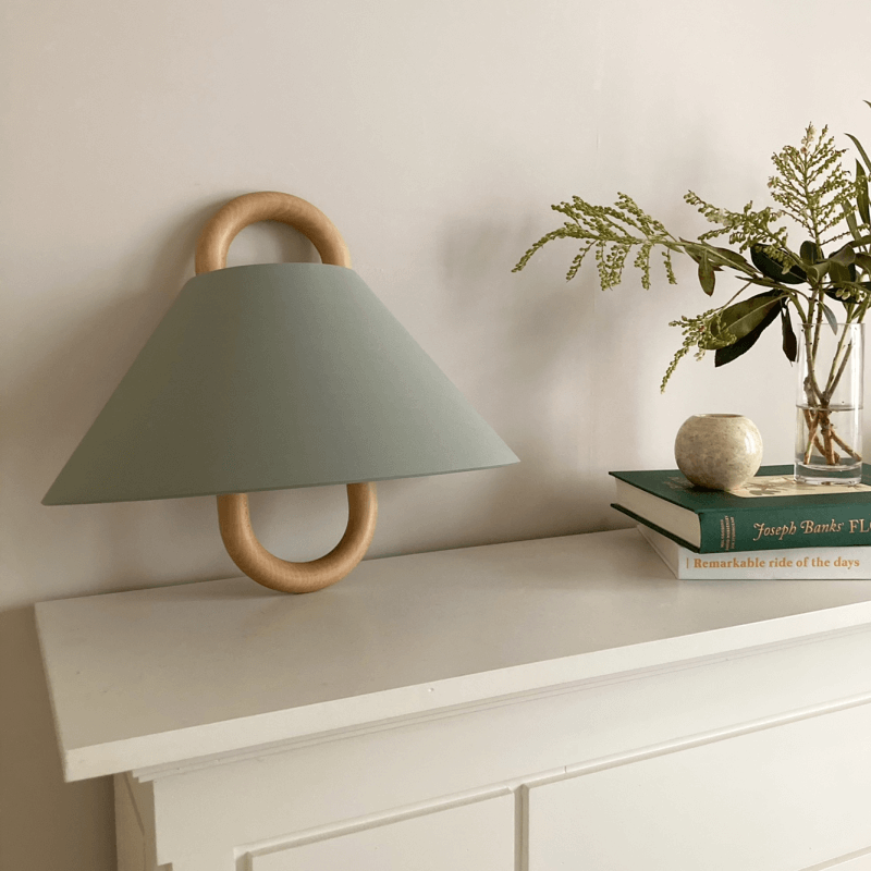 Wall Sconce Light Fixture in Solid Wood – Elegant Half-Moon Design for Cozy Ambiance 18