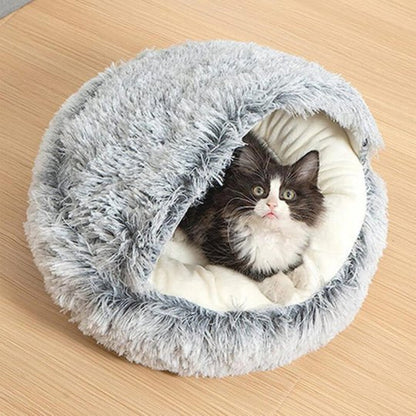 Cozy Nest Bed for Cats and Small Dogs – Orthopedic Plush Pet Bed with Non-Slip Base 3