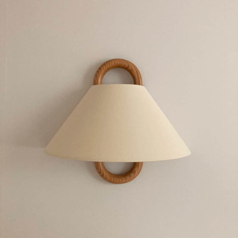 Wall Sconce Light Fixture in Solid Wood – Elegant Half-Moon Design for Cozy Ambiance 22