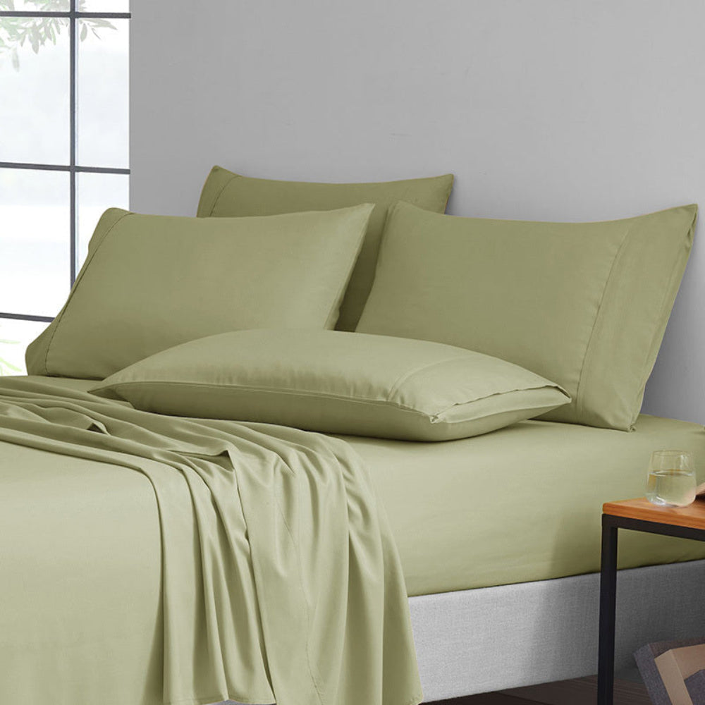 Luxurious Cooling Bamboo Viscose Sheet Set – Breathable, Hypoallergenic, and Moisture-Wicking 10