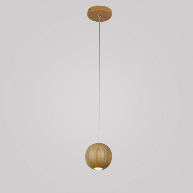 Scandinavian Wooden Pendant Light with Adjustable Height – Modern Vintage Hanging Light for Kitchen Island and Dining Areas 8