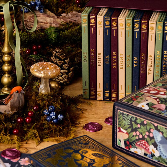 24-Day Writing Stationery Advent Calendar – Enchanted Winter Forest Theme with Unique Gifts 1