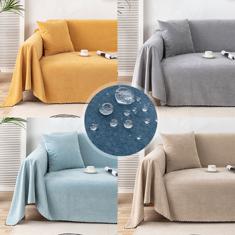 Waterproof Couch Cover – Thick Cord Blend Sofa Protector for Pets and Kids 1