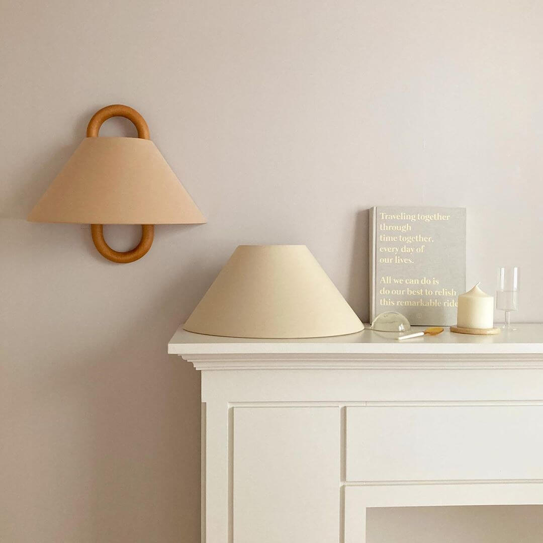 Wall Sconce Light Fixture in Solid Wood – Elegant Half-Moon Design for Cozy Ambiance 25