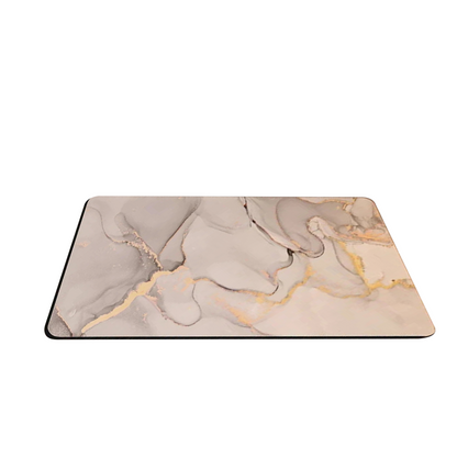 Ultra-Absorbent Anti-Slip Bath Mat - Quick-Drying Diatomaceous Earth and Natural Fiber 1
