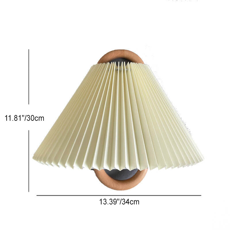 Wall Sconce Light Fixture in Solid Wood – Elegant Half-Moon Design for Cozy Ambiance 4