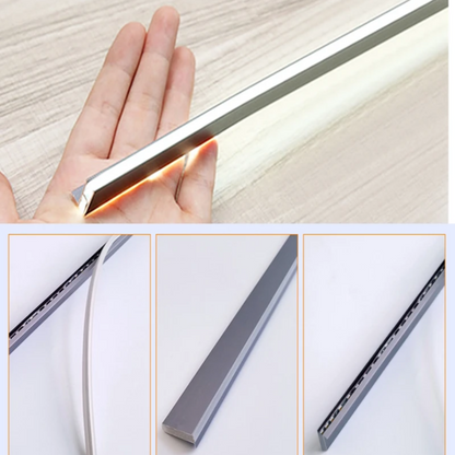 Invisible LED Shelf Lighting – Slim 12V Warm White and Cool White Strip Light for Modern Interiors 13