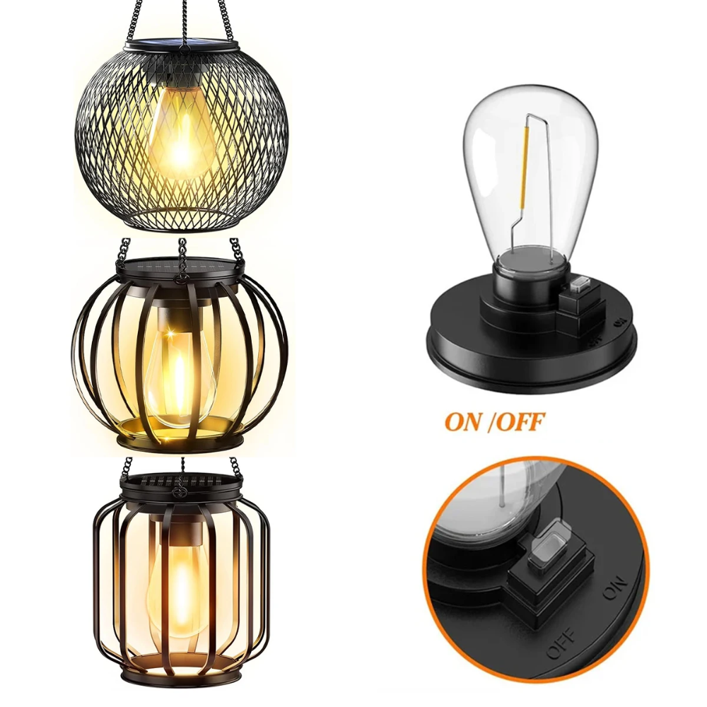 Solenya - Vintage Solar-Gartenlaterne