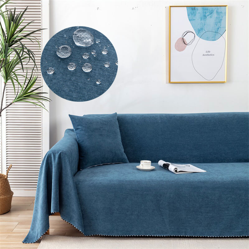 Waterproof Couch Cover – Thick Cord Blend Sofa Protector for Pets and Kids 2