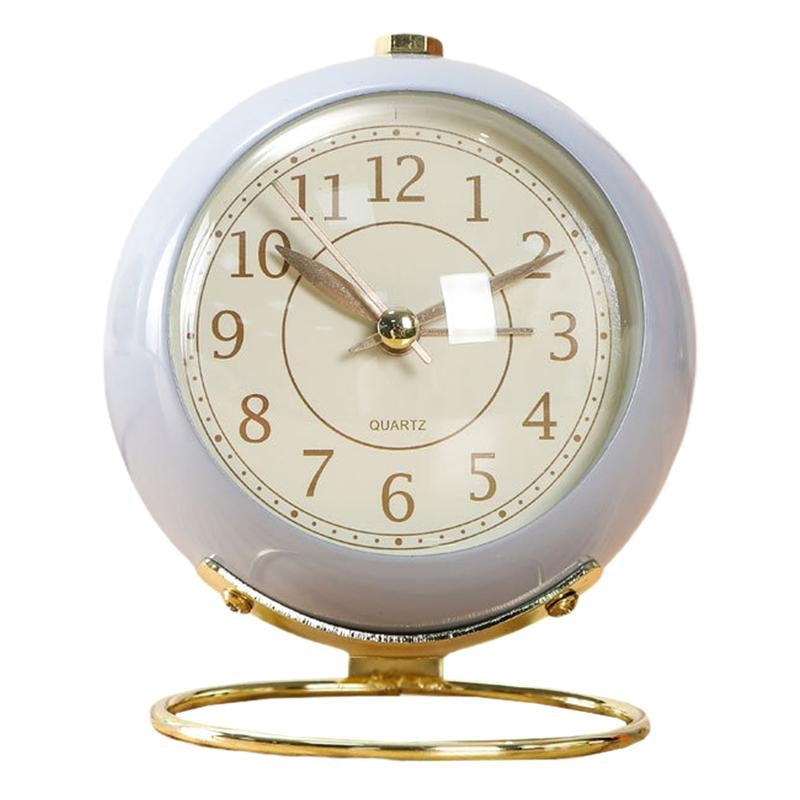 Vintage Desk Clock with Bronze Finish – Elegant Timepiece for Home and Office Decor 7