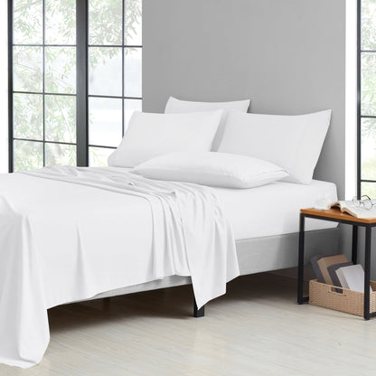 Luxurious Cooling Bamboo Viscose Sheet Set – Breathable, Hypoallergenic, and Moisture-Wicking 1