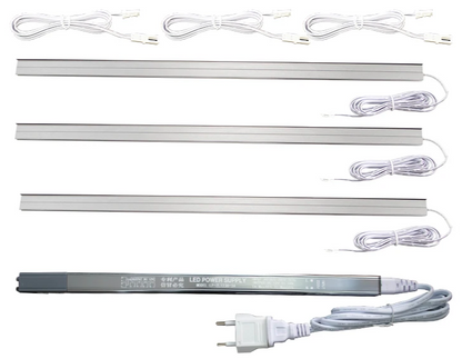 Invisible LED Shelf Lighting – Slim 12V Warm White and Cool White Strip Light for Modern Interiors 14