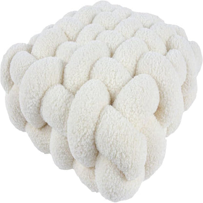 Nordic Knot Design Plush Pillow – Soft Cotton-Filled Cushion for Home Decor 8