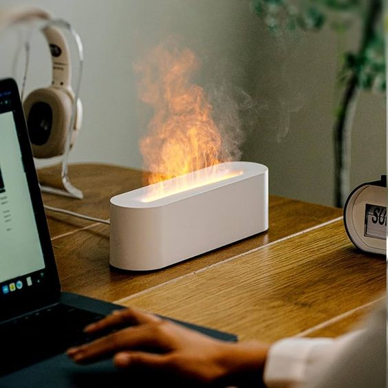 Cool Mist Humidifier and Aroma Diffuser with Soft Light – USB Powered Ultrasonic Air Humidifier for Bedroom and Office 1