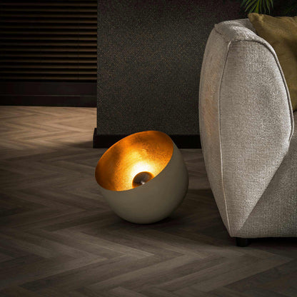Elegant Wooden and Metal Table Lamp – Warm Light for Modern Interiors 14