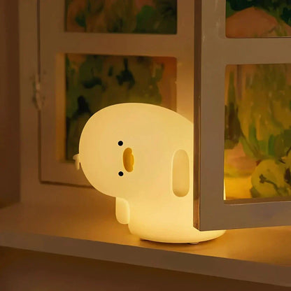 Soft and Squishy Night Light for Kids – Rechargeable Silicone Bedside Lamp with Touch Control 3