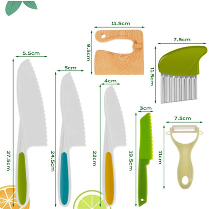 MiniChef Kids Kitchen Playset – Realistic Wooden Cooking Utensils and Food for Creative Role Play 10