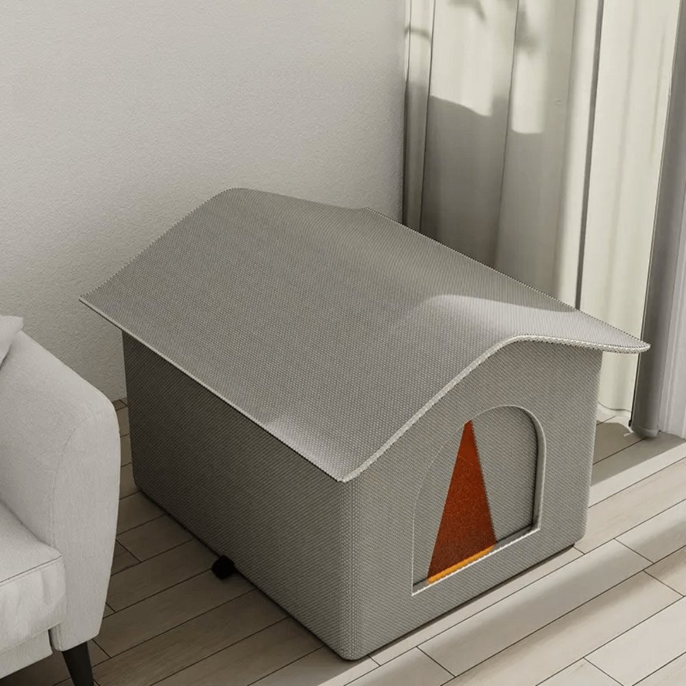 Waterproof Outdoor Cat House for Winter – Insulated and Spacious Shelter 9