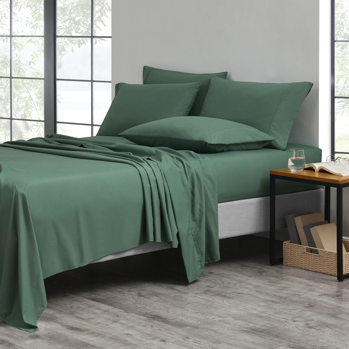 Luxurious Cooling Bamboo Viscose Sheet Set – Breathable, Hypoallergenic, and Moisture-Wicking 15
