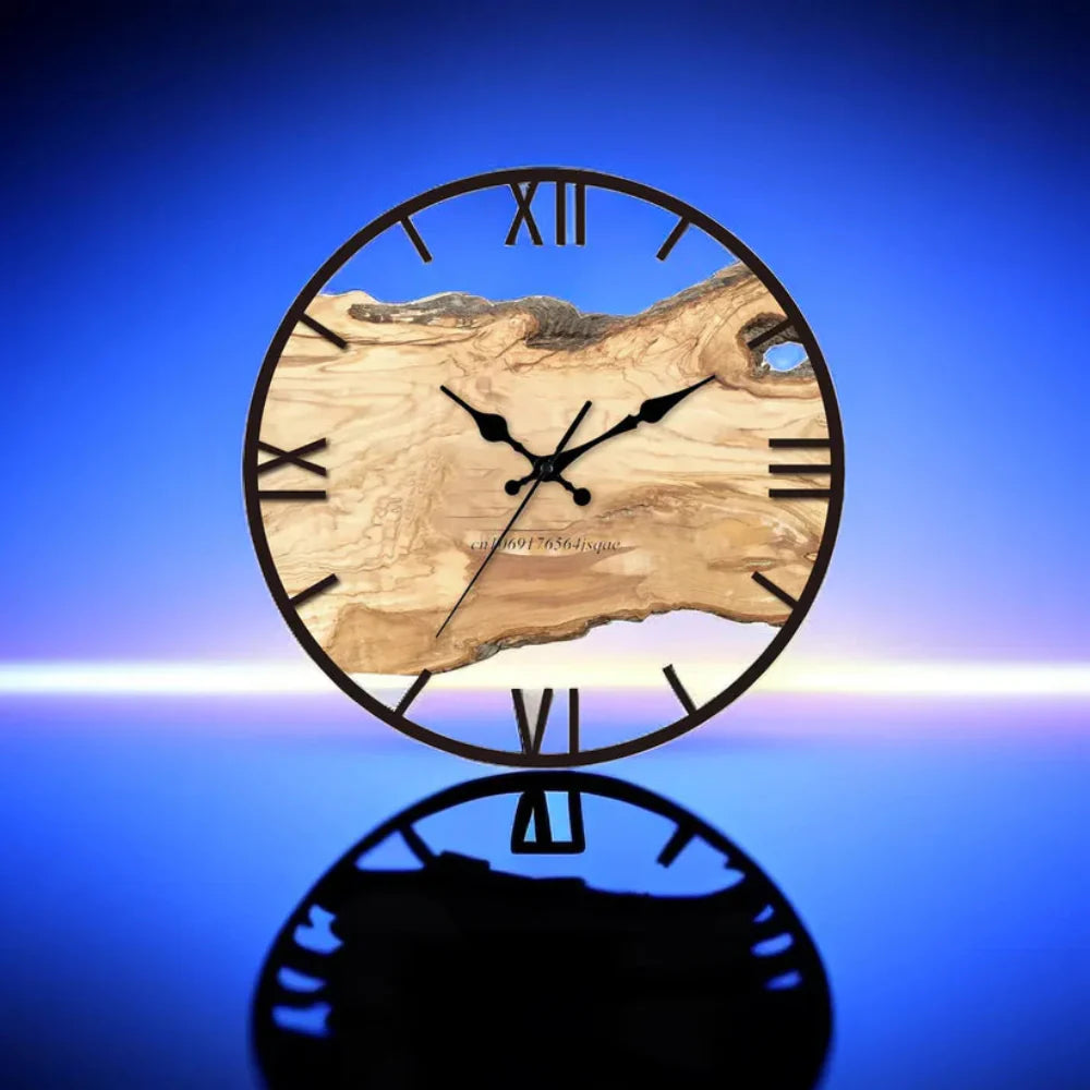 Transparent Acrylic Wall Clock – Modern 30cm Timepiece for Home and Office Decor 3