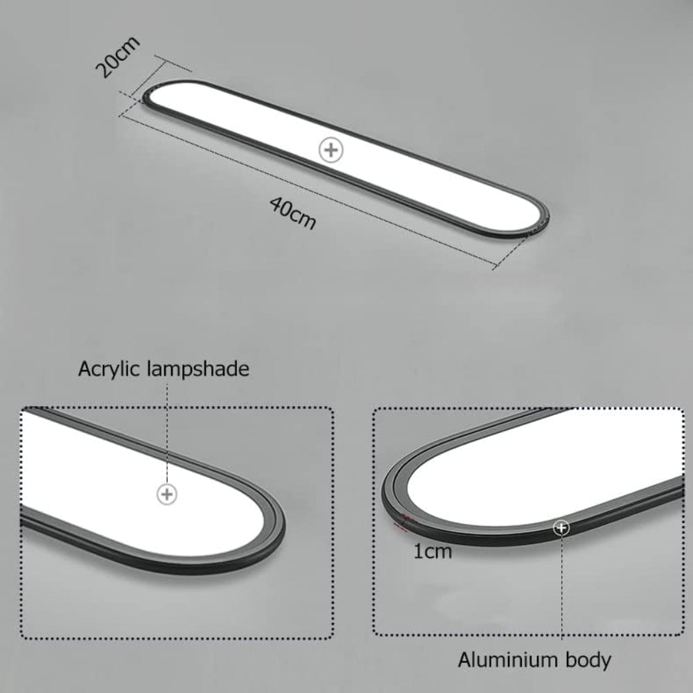 AeroLine - Moderne LED-Deckenleuchte mit Streifen