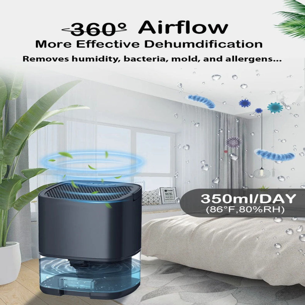 AirGlow - Geräuschloser 2-in-1-Entfeuchter mit LED-Umgebungslicht