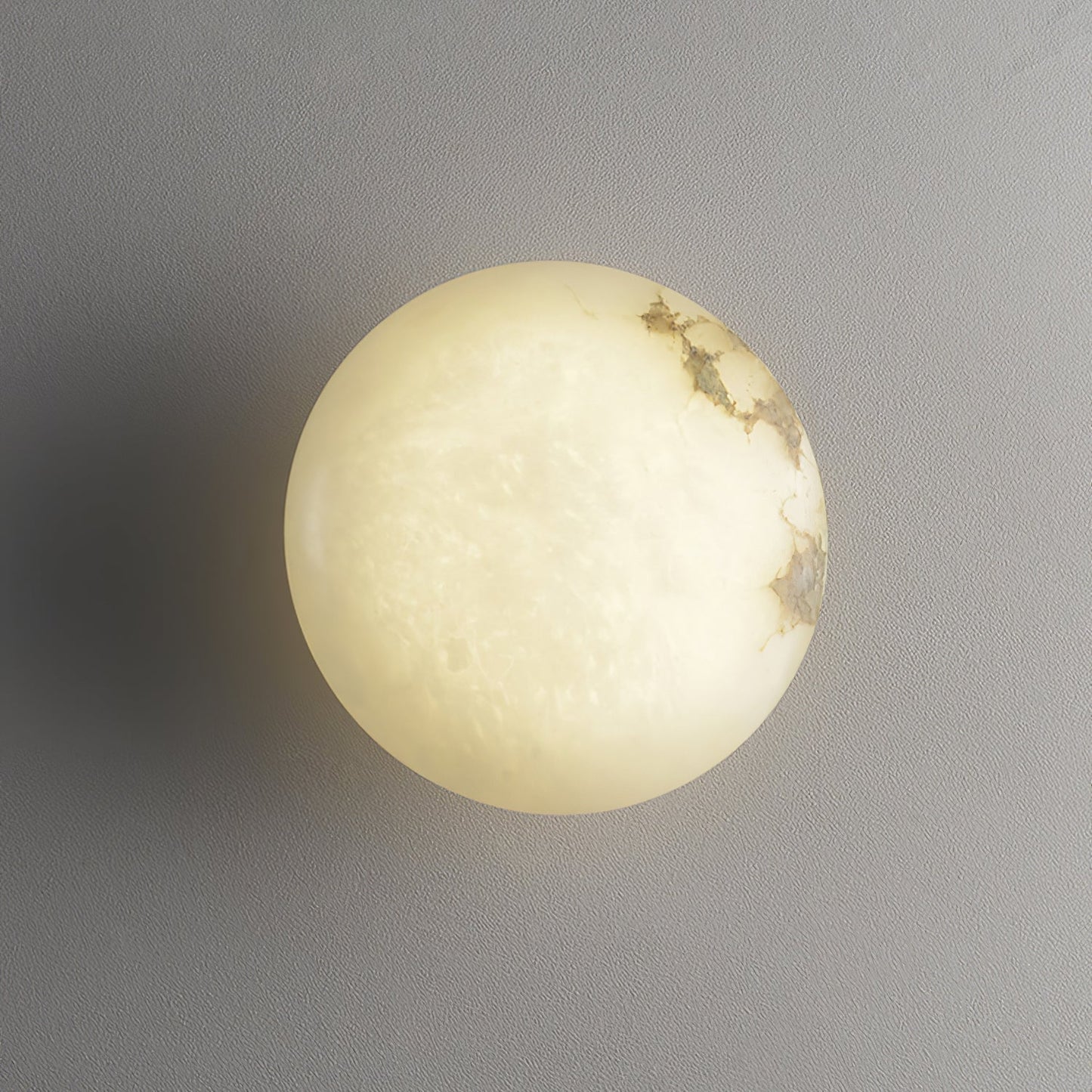 Elegant Oval Alabaster LED Ceiling Light with Brass and Metal Base – 3000K Warm White Lighting 5