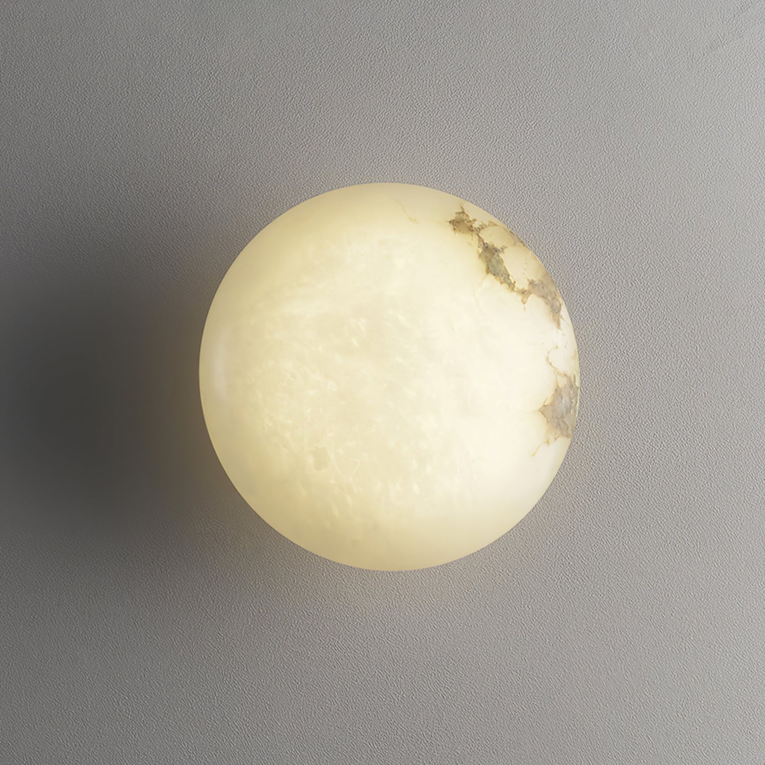 Elegant Oval Alabaster LED Ceiling Light with Brass and Metal Base – 3000K Warm White Lighting 5