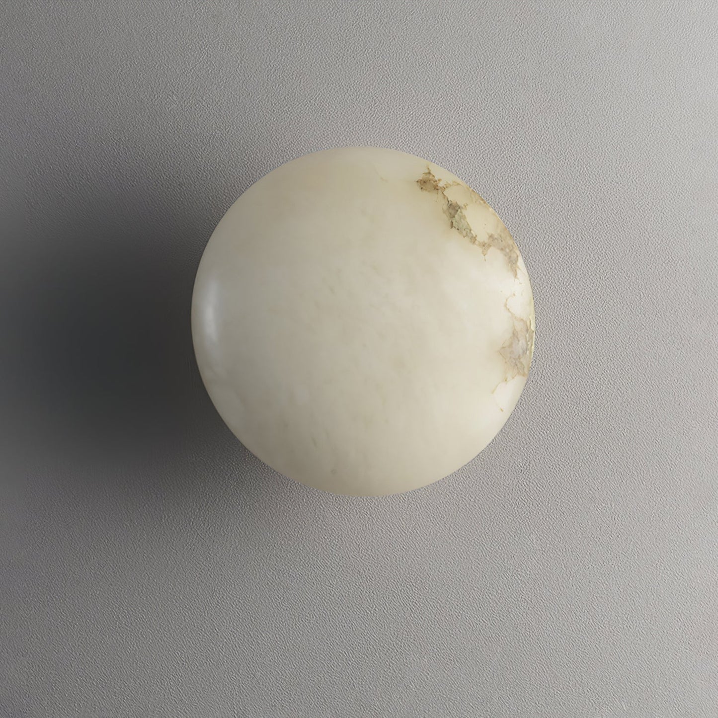 Elegant Oval Alabaster LED Ceiling Light with Brass and Metal Base – 3000K Warm White Lighting 6