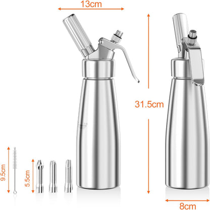 AluWhip 500 ml - Aluminium-Sahne-Spender