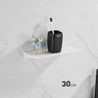 Alumetra - Wandregal aus gebürstetem Aluminium für Bad und Küche