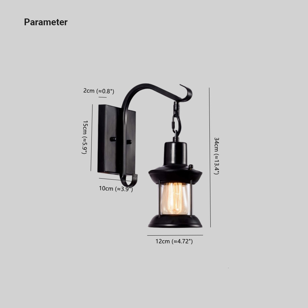 Industrial Farmhouse Style Wall Light Fixture – Vintage Charm with Soft Ambient Lighting 7