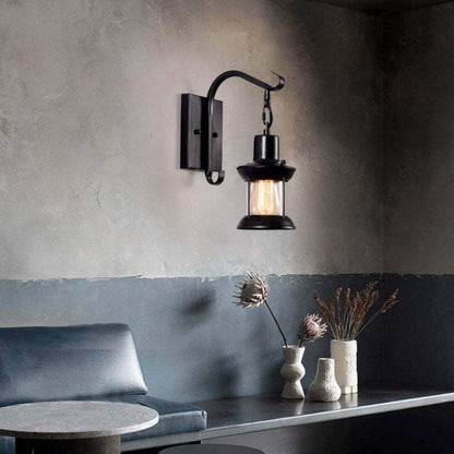 Industrial Farmhouse Style Wall Light Fixture – Vintage Charm with Soft Ambient Lighting 1