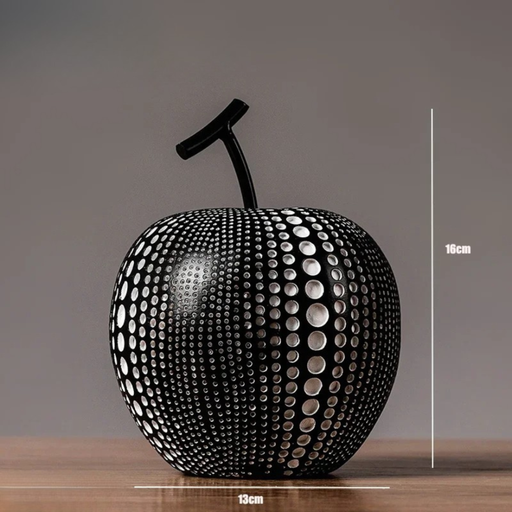 Modern Apple Sculpture in Matte Finish – Stylish Decorative Accent for Home or Office 9