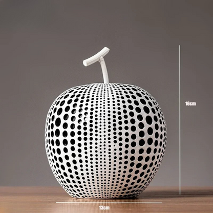 Modern Apple Sculpture in Matte Finish – Stylish Decorative Accent for Home or Office 10