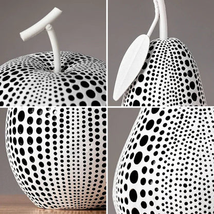 Modern Apple Sculpture in Matte Finish – Stylish Decorative Accent for Home or Office 5