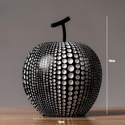Modern Apple Sculpture in Matte Finish – Stylish Decorative Accent for Home or Office 7