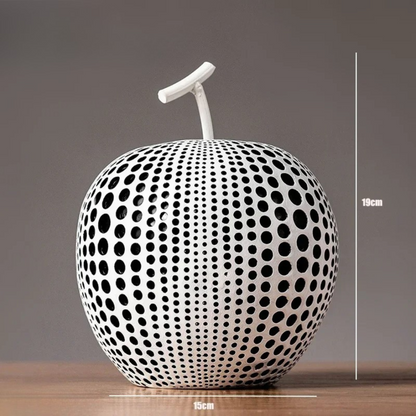 Modern Apple Sculpture in Matte Finish – Stylish Decorative Accent for Home or Office 8