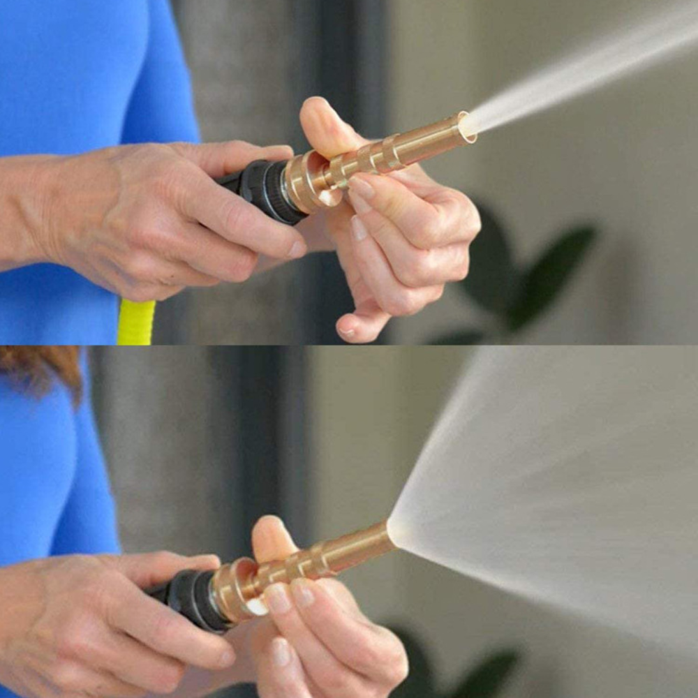 Durable Garden Hose with Adjustable Nozzle – Heavy-Duty, Kink-Free Design for Easy Watering 1
