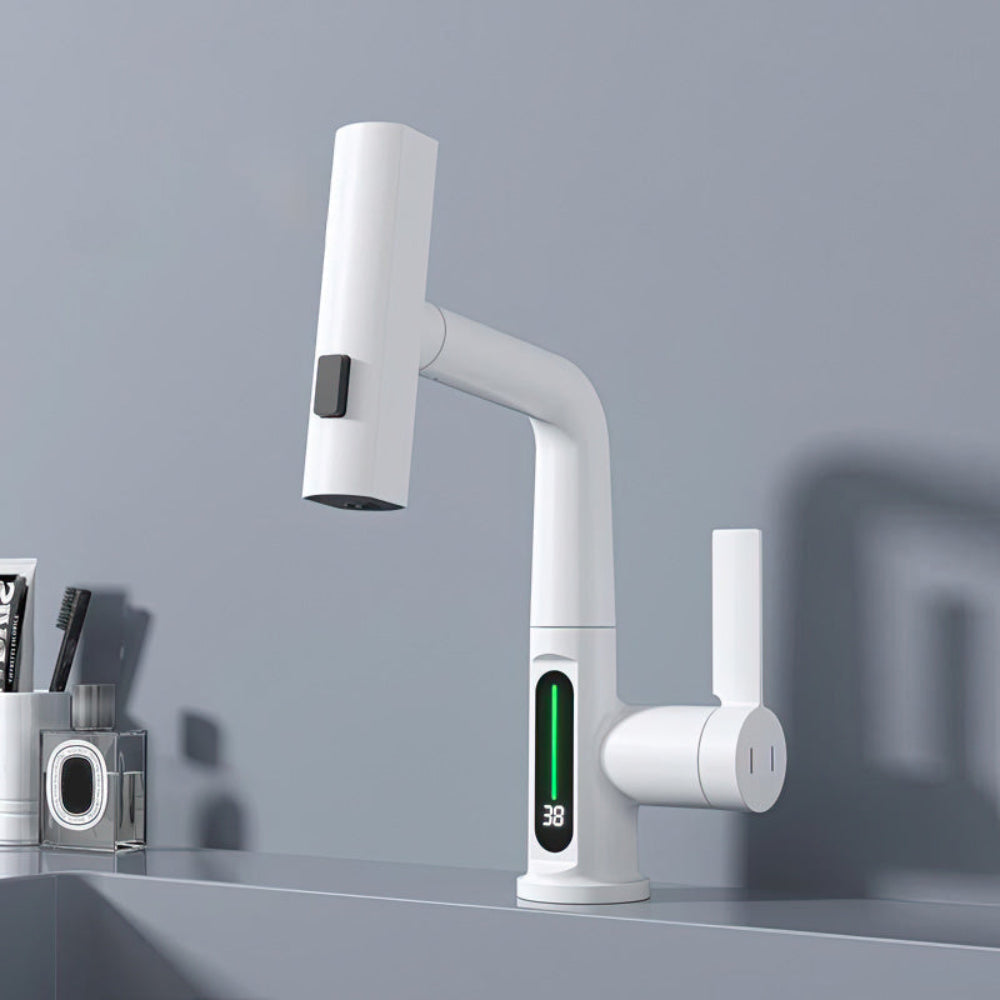 Digital Kitchen Faucet with LED Temperature Display – 360° Swivel Design for Easy Installation and Safe Use 6