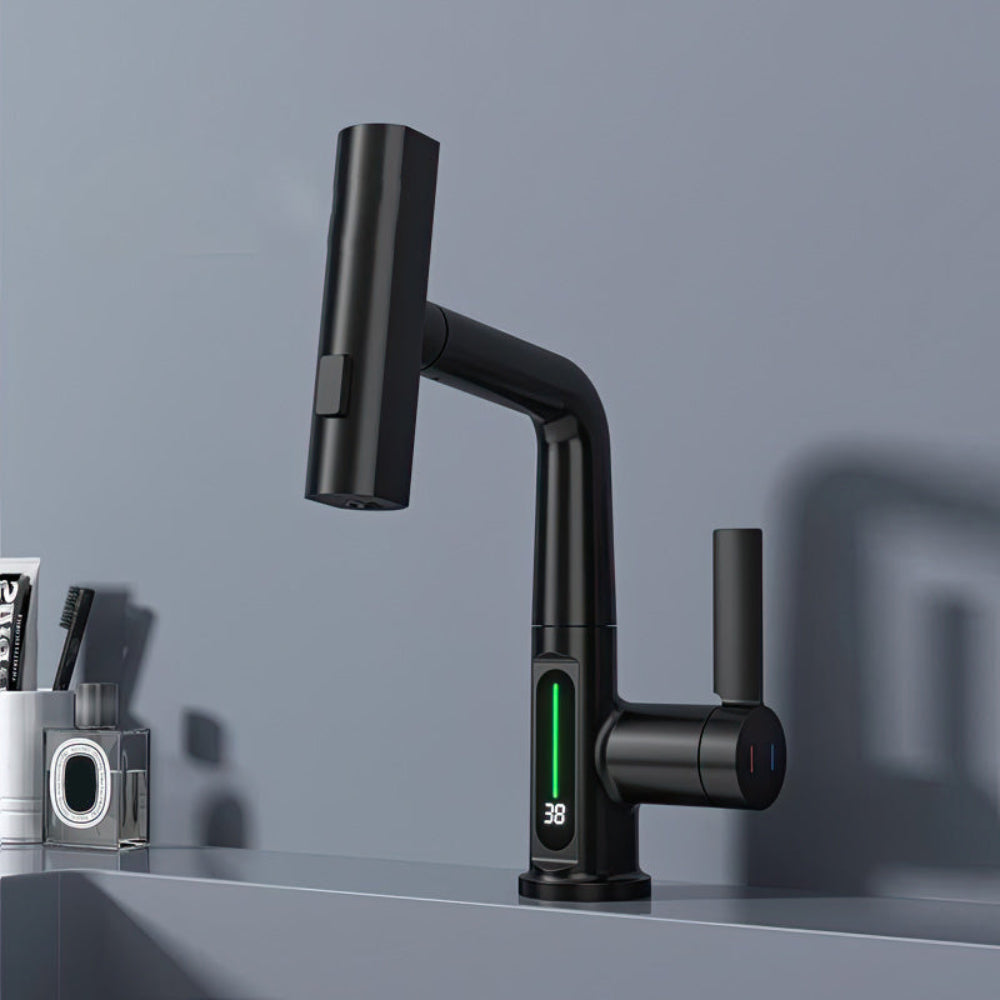 Digital Kitchen Faucet with LED Temperature Display – 360° Swivel Design for Easy Installation and Safe Use 8