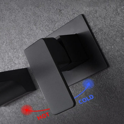Modern Wall-Mounted Faucet with High Arc Spout and Single Lever Control for Kitchen and Bathroom 6