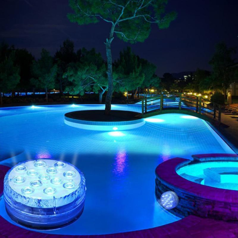 Waterproof LED Pool Light with Remote Control – Magnetic and Suction Mount for Indoor and Outdoor Use 6