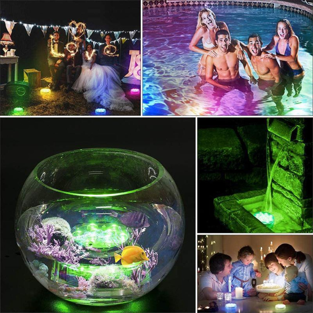Waterproof LED Pool Light with Remote Control – Magnetic and Suction Mount for Indoor and Outdoor Use 8